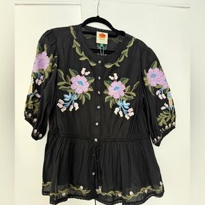FARM Rio Winter Garden Blouse, L